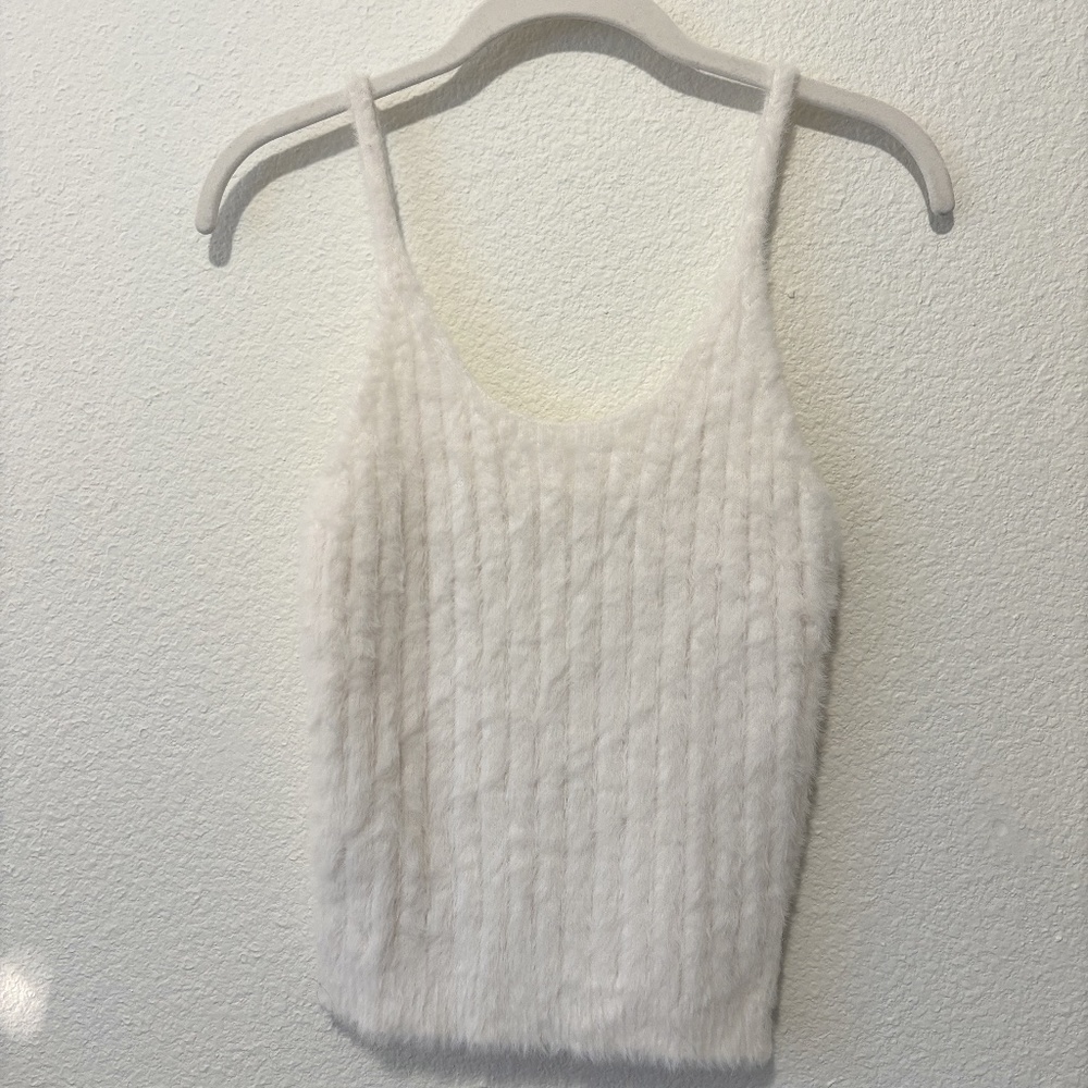 Fuzzy tank top